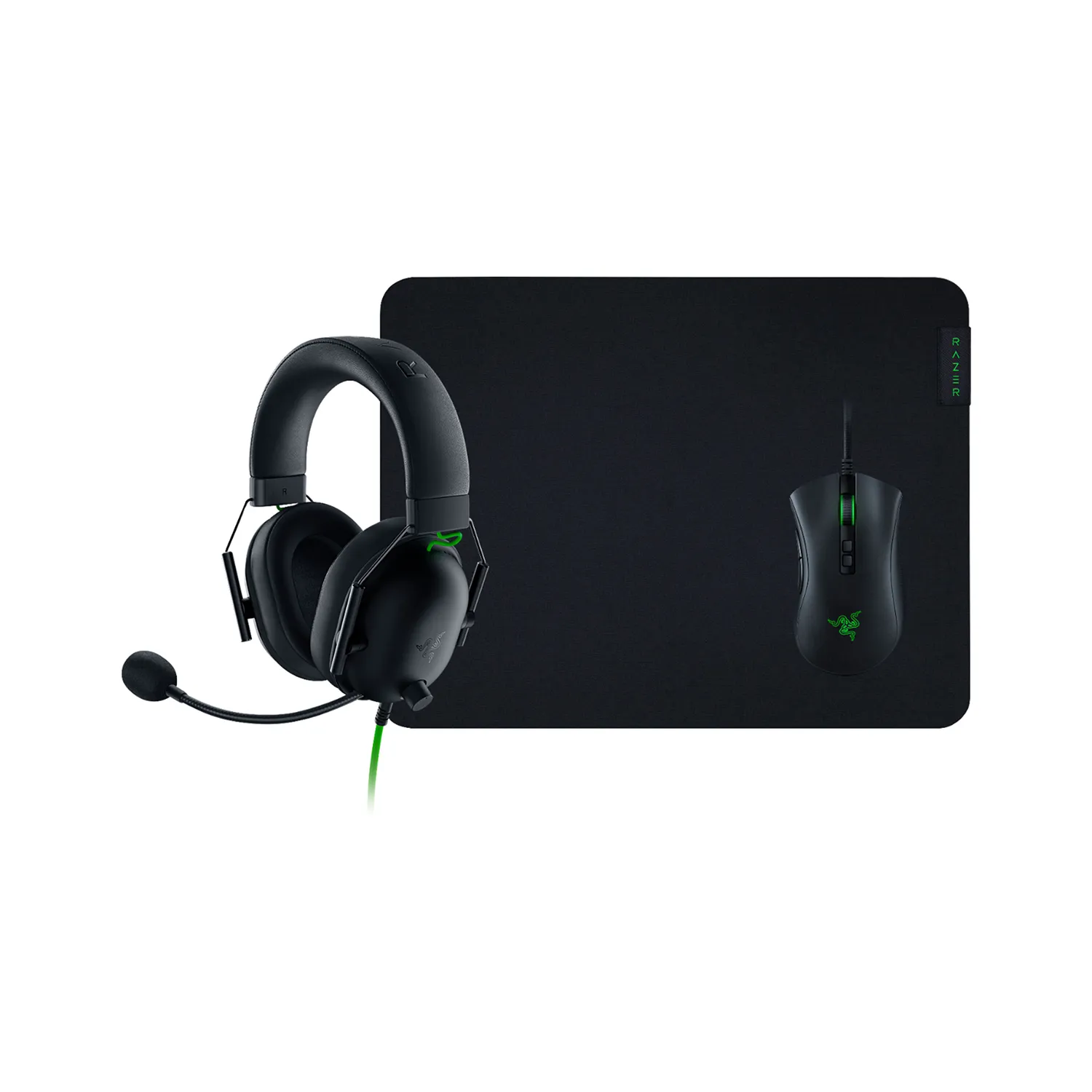 Combo Gamer Razer Equipo De Combate Audífonos Pad Y Mouse